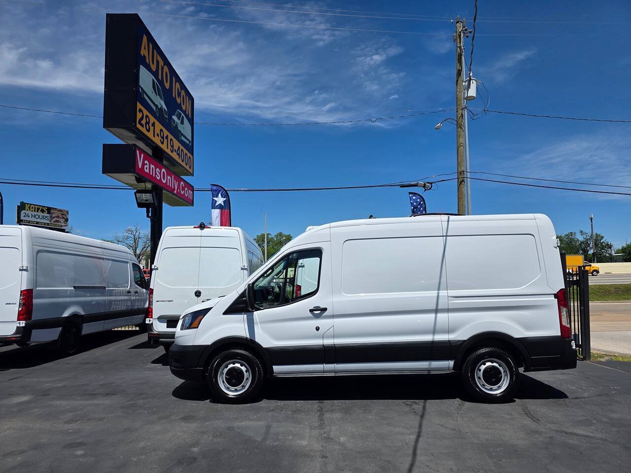Used 2023 Ford Transit 150 Medium Roof w/ Load Area Protection Package RWD image 3