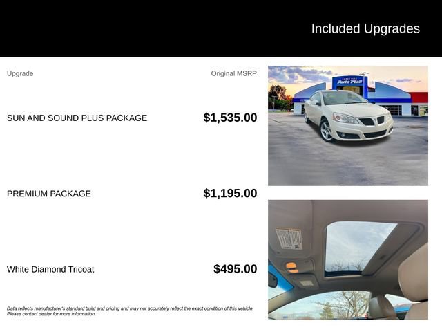 Used 2009 Pontiac G6 GT w/ Sun And Sound Plus Package image 7