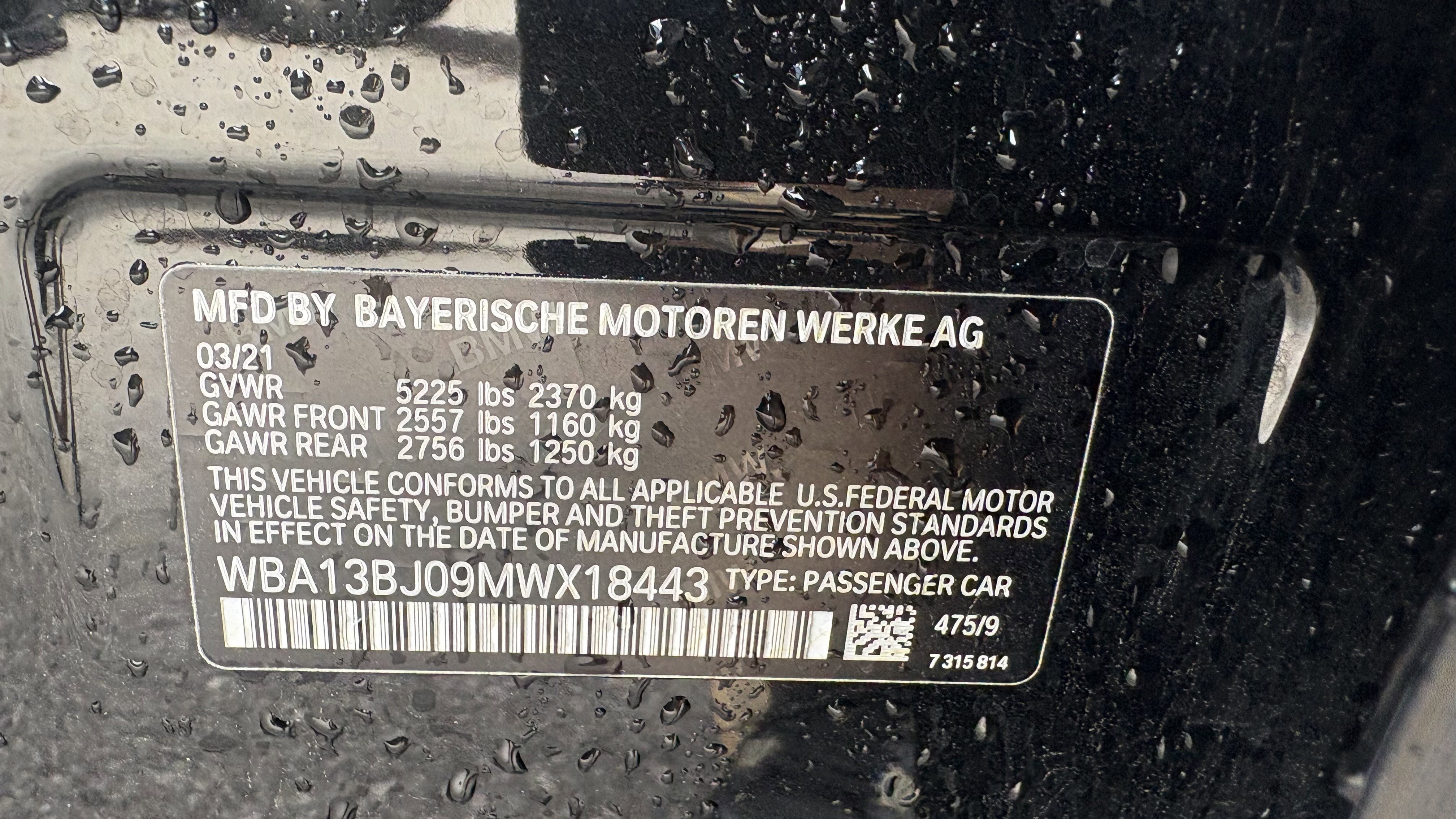 Used 2021 BMW 530i xDrive w/ Convenience Package AWD/4WD image 17