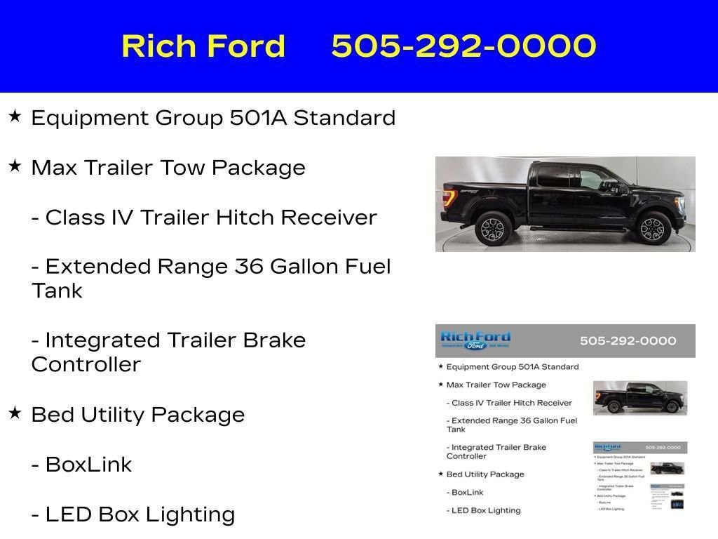 Certified 2023 Ford F150 Lariat w/ Max Trailer Tow Package AWD/4WD image 14