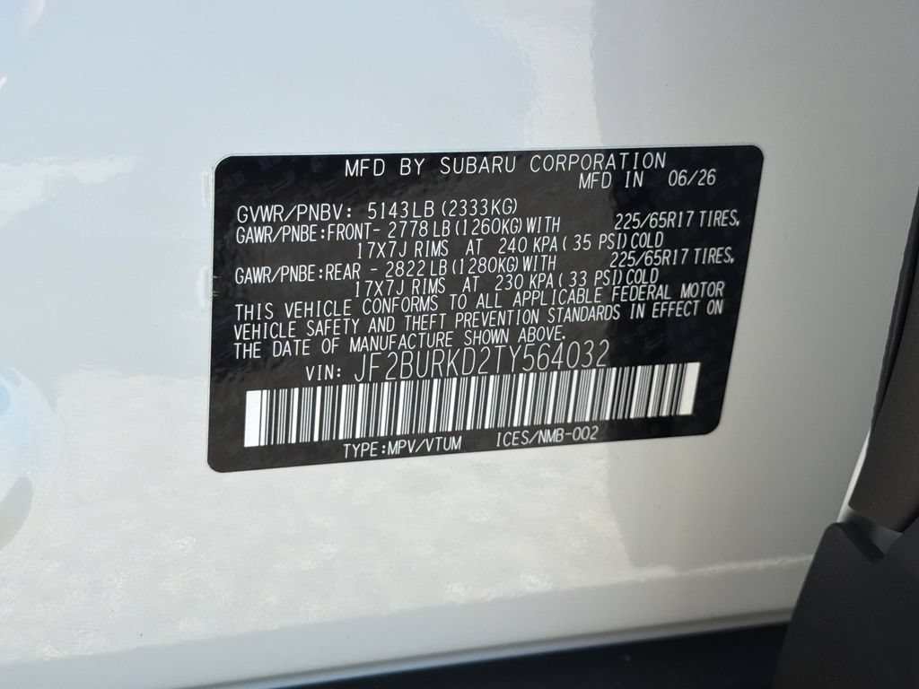 New 2026 Subaru Outback Wilderness AWD/4WD image 31