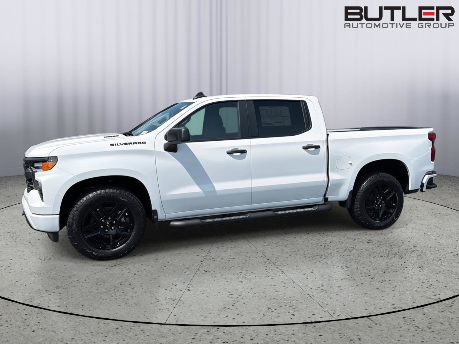 New 2026 Chevrolet Silverado 1500 Custom w/ Turbomax Blackout Package RWD image 3