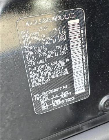 Used 2021 Nissan Armada SL w/ Captain's Chairs Package image 22