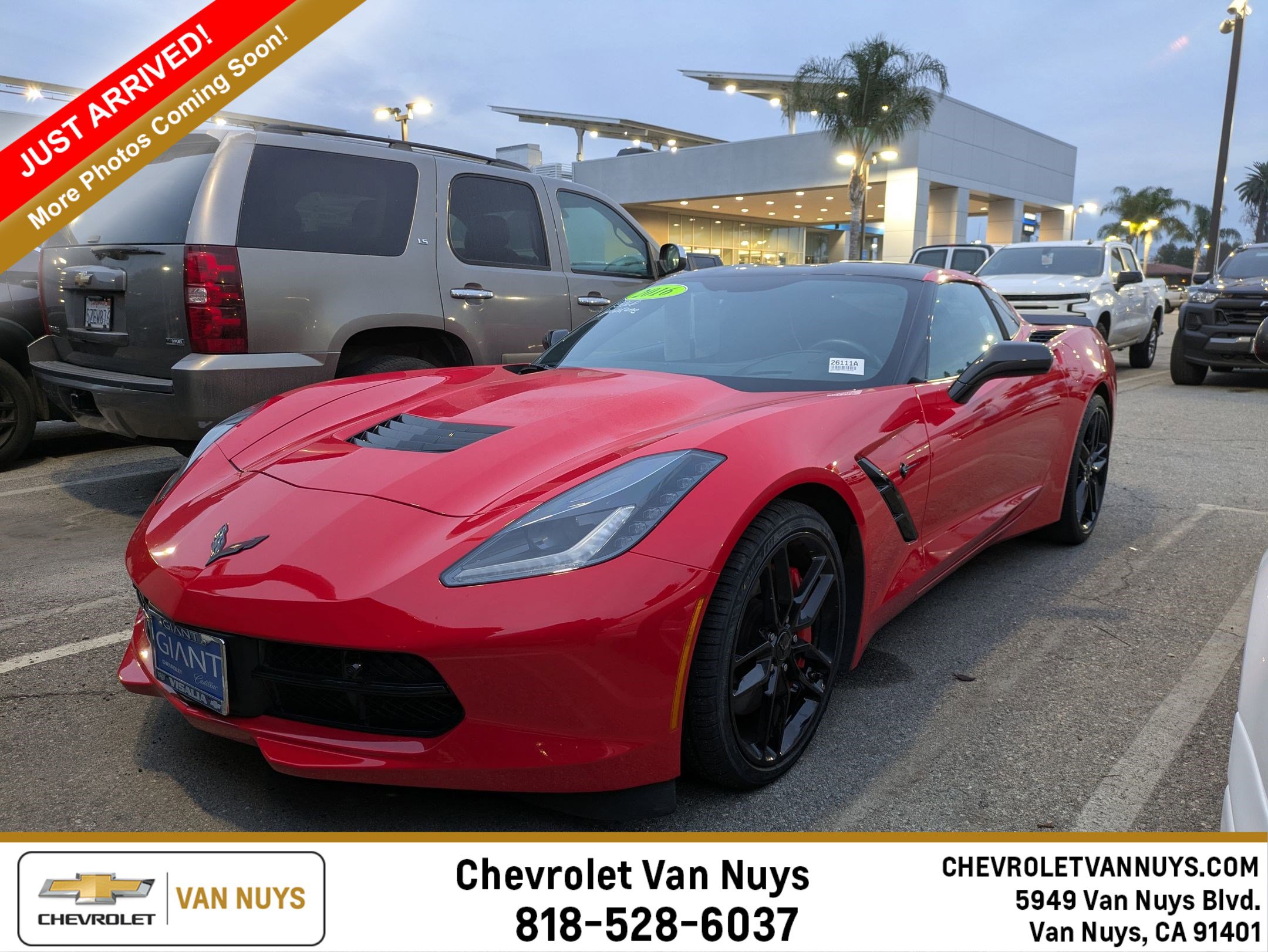 Used 2016 Chevrolet Corvette Stingray Coupe w/ 3LT Preferred Equipment Group