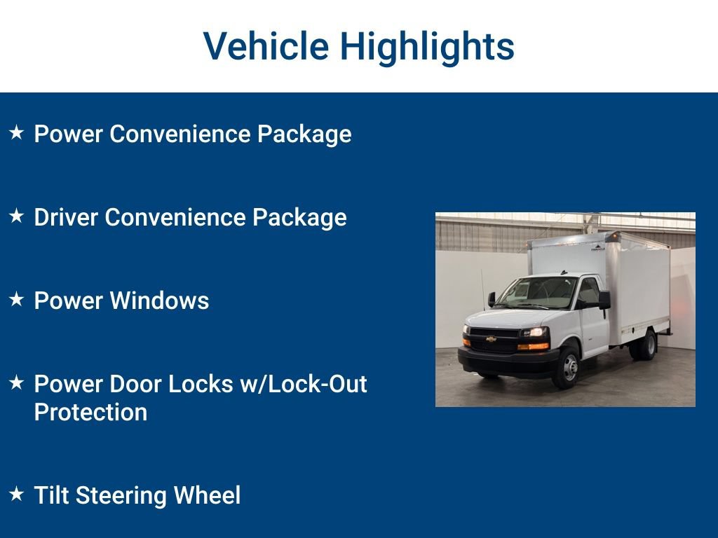 New 2025 Chevrolet Express 3500 w/ Power Convenience Package RWD image 3