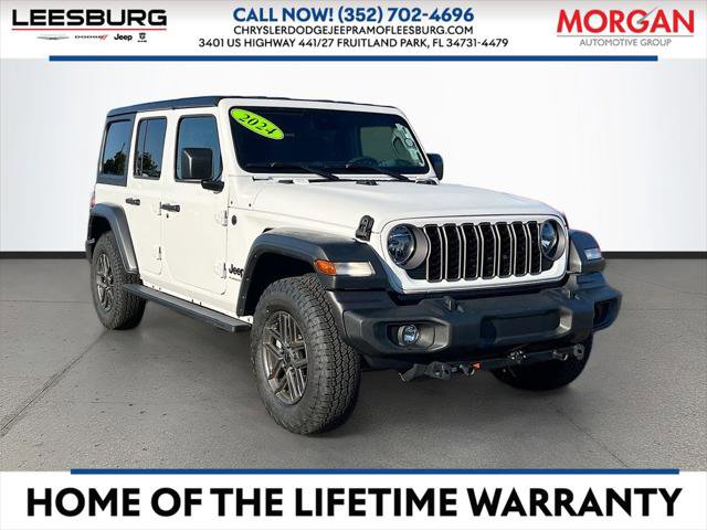 Certified 2024 Jeep Wrangler Unlimited Sport