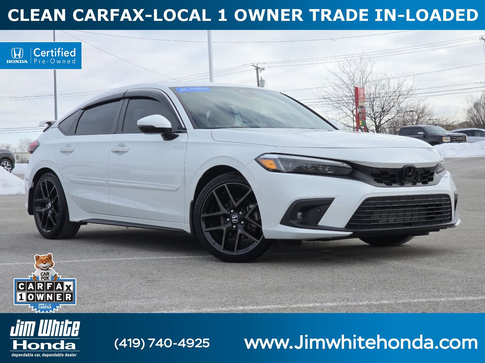 Certified 2022 Honda Civic Sport Touring