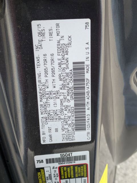 Used 2015 Toyota Tacoma 4x4 Access Cab V6 w/ TRD Off-Road Package image 25