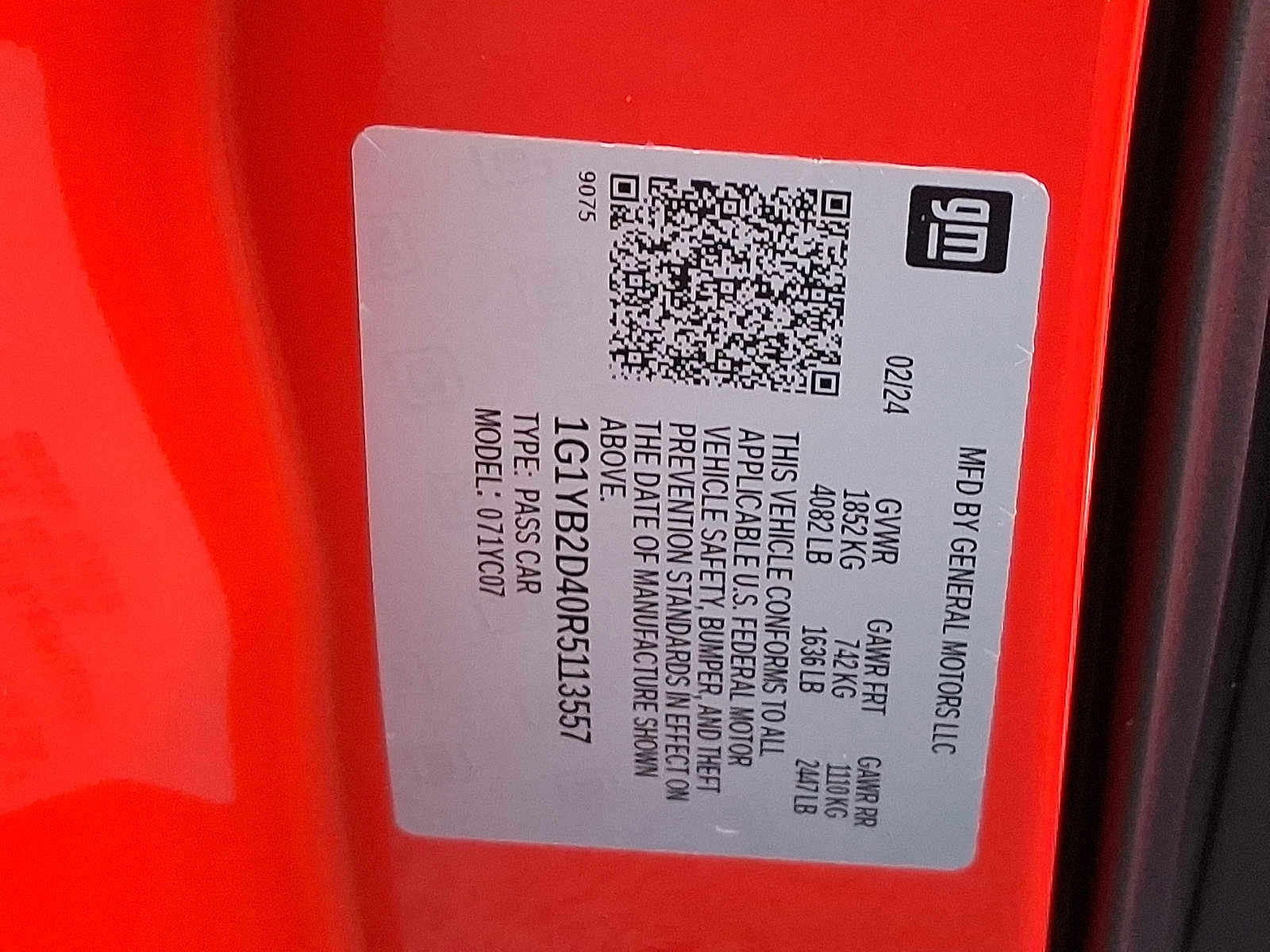 Used 2024 Chevrolet Corvette Stingray Preferred Cpe w/ Z51 Performance Package image 26