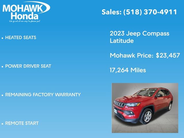 Used 2023 Jeep Compass Latitude w/ Convenience Group AWD/4WD image 14