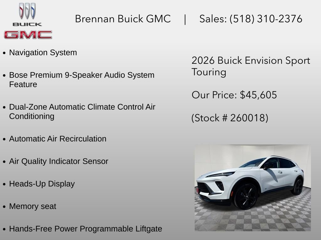 New 2026 Buick Envision Sport Touring AWD/4WD image 12