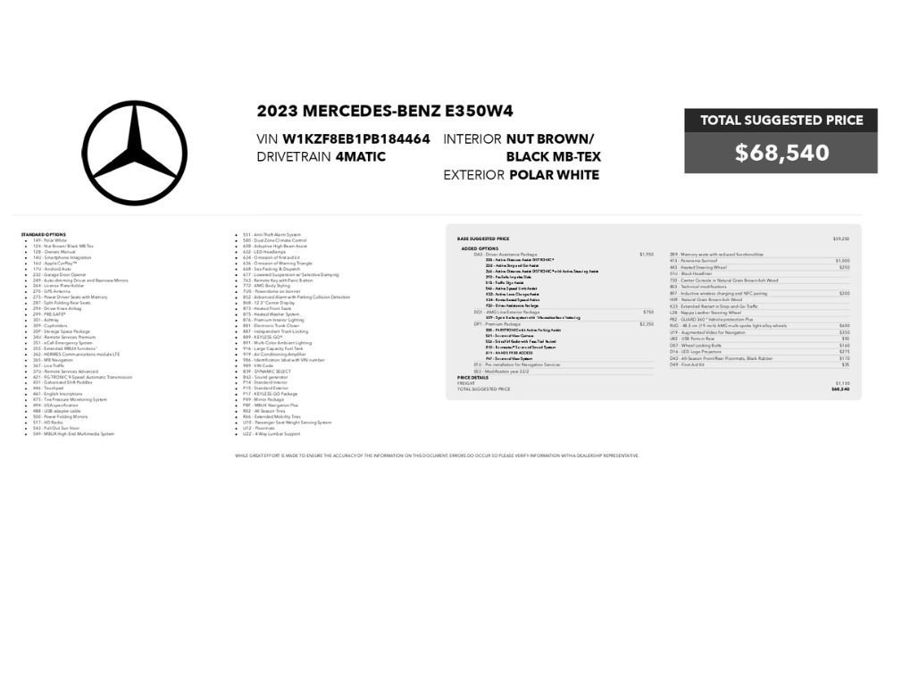 Used 2023 Mercedes-Benz E 350 4MATIC Sedan image 8