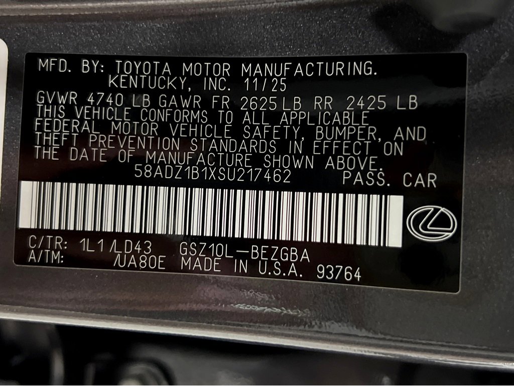 New 2025 Lexus ES 350 w/ Premium Package image 27