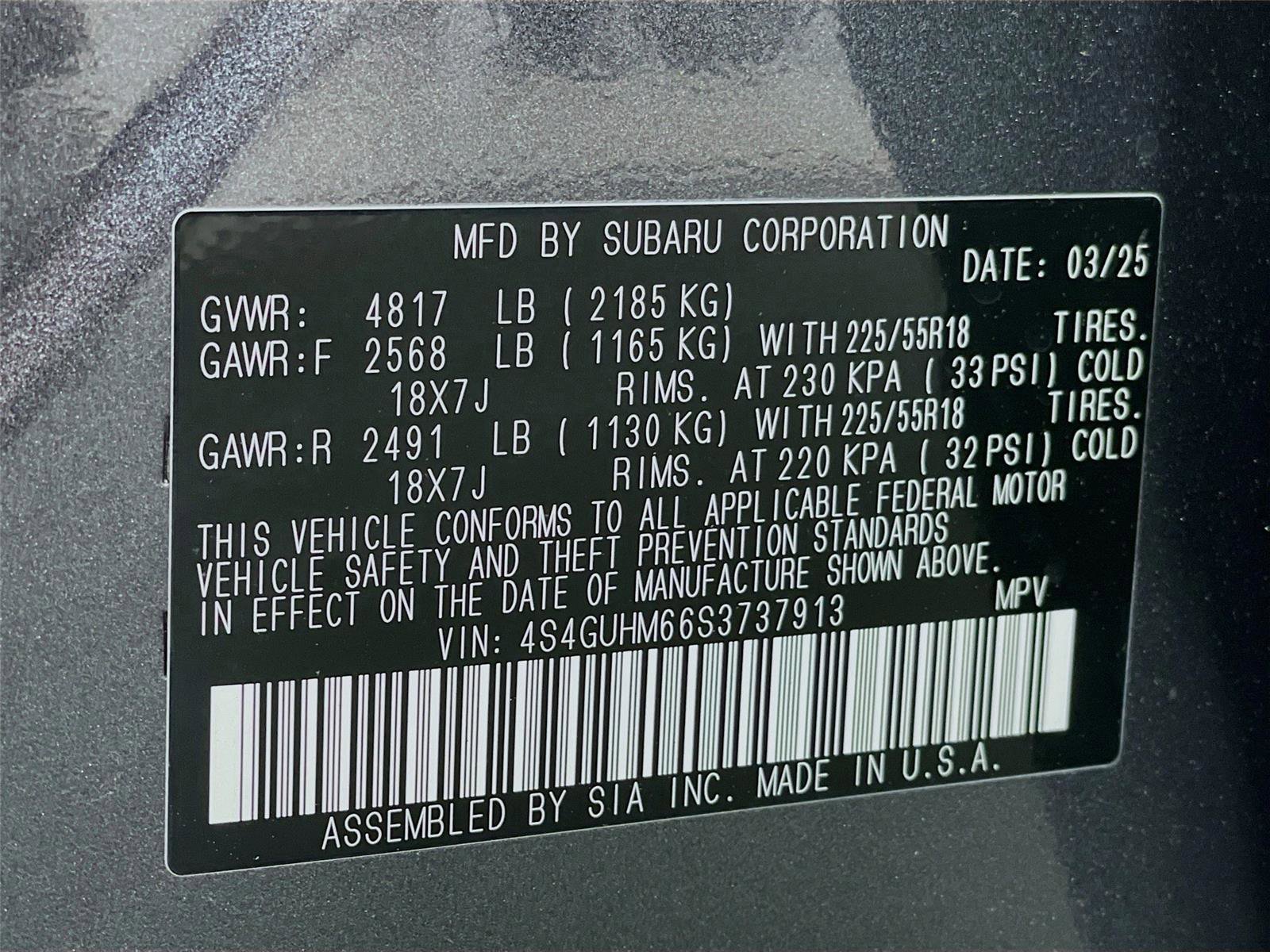 Certified 2025 Subaru Crosstrek 2.5i Limited w/ Popular Package #4A image 18