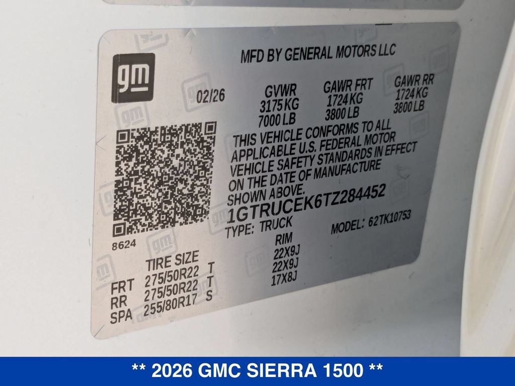 New 2026 GMC Sierra 1500 Elevation w/ Elevation Select Package AWD/4WD image 42