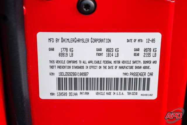 Used 2006 Dodge Viper SRT-10 RWD image 71