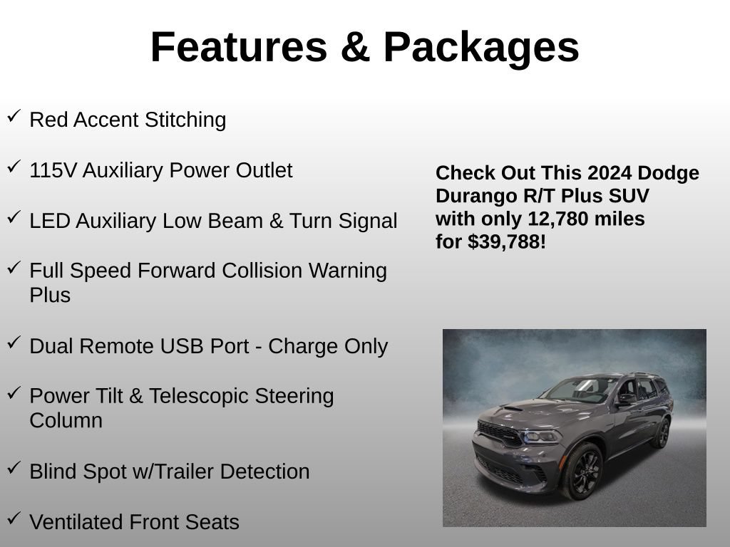 Used 2024 Dodge Durango R/T AWD/4WD image 13