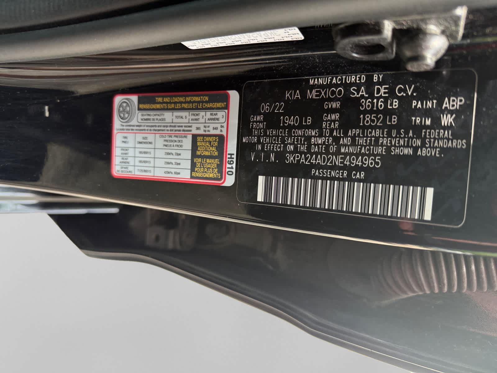 Used 2022 Kia Rio S FWD image 25