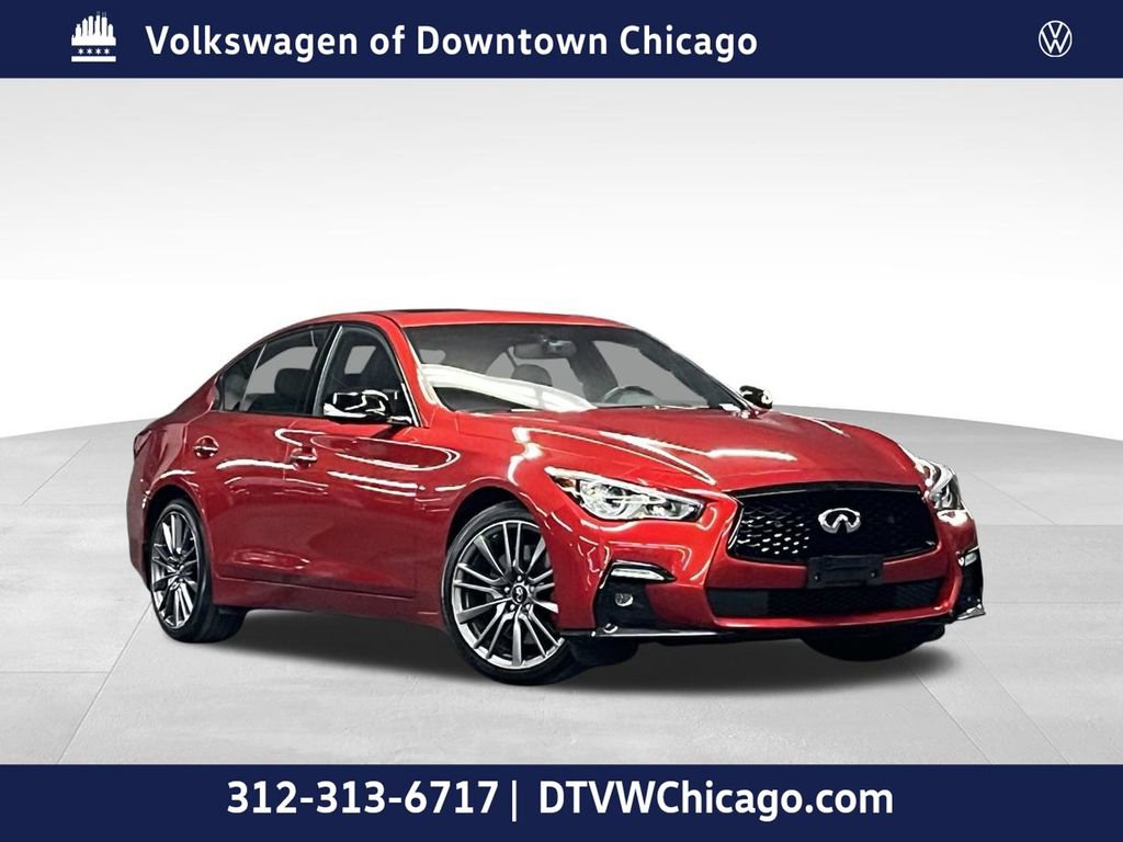 Used 2022 INFINITI Q50 Red Sport 400