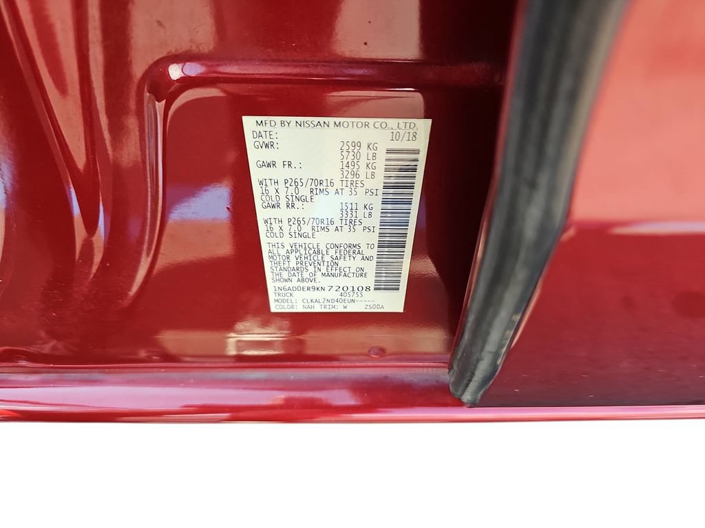 Used 2019 Nissan Frontier SV RWD image 31