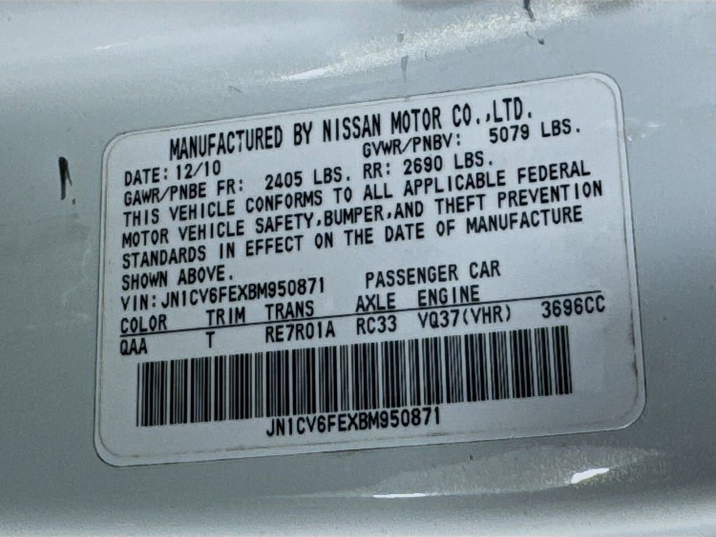 Used 2011 INFINITI G37 Convertible w/ Premium Pkg RWD image 39