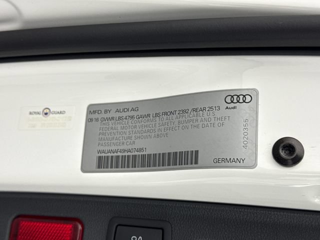 Used 2017 Audi A4 2.0T Premium w/ Convenience Package AWD/4WD image 27