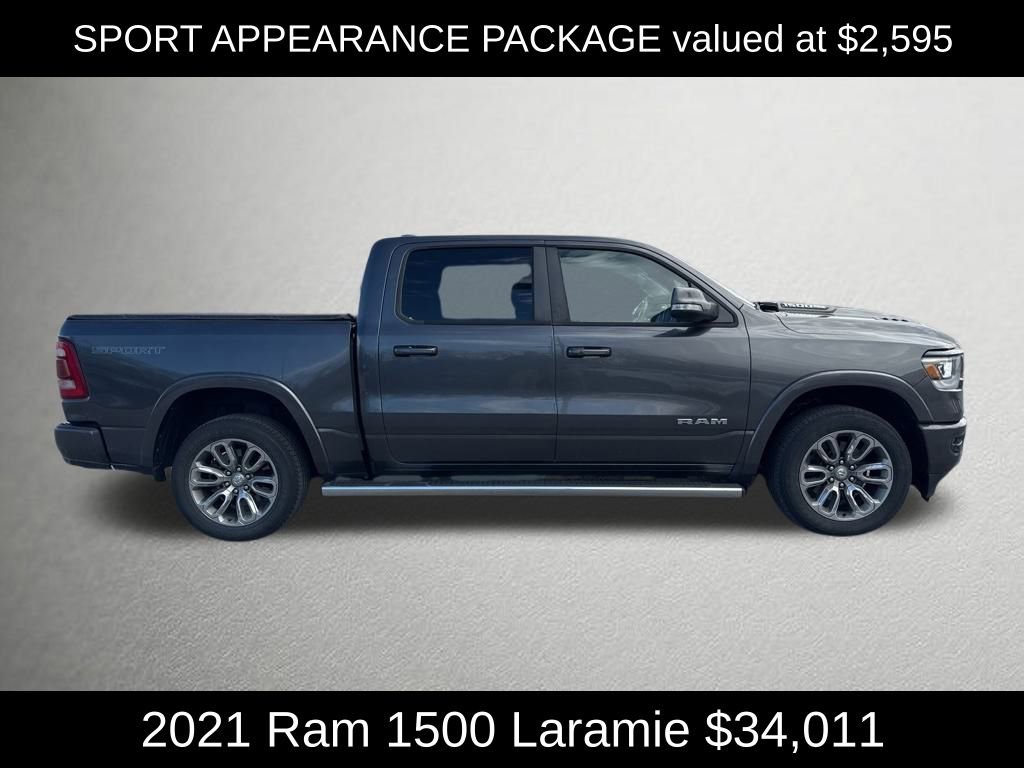 Used 2021 RAM 1500 Laramie w/ Sport Appearance Package image 2