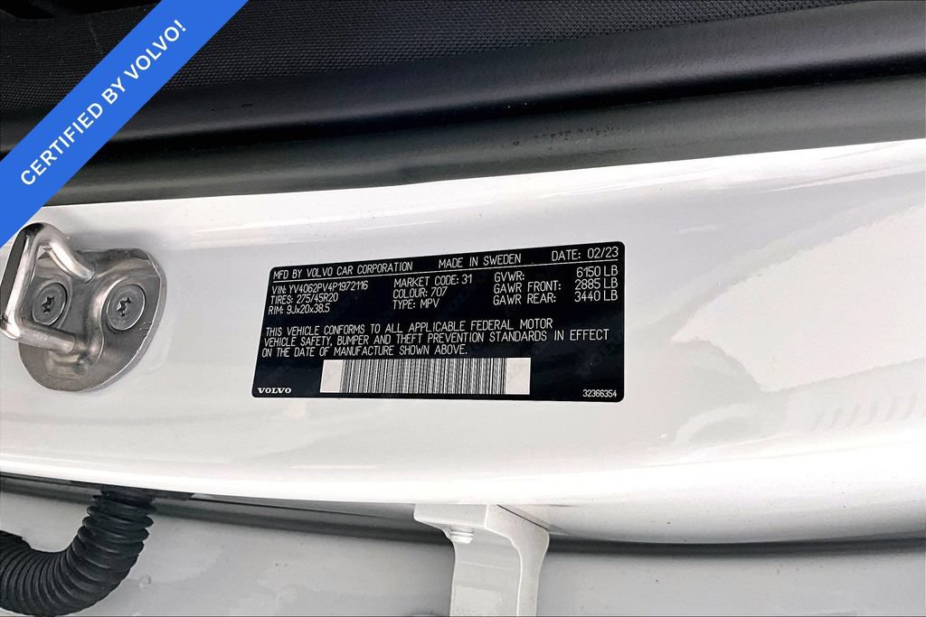 Used 2023 Volvo XC90 B6 Core w/ Protection Package Premier AWD/4WD image 38