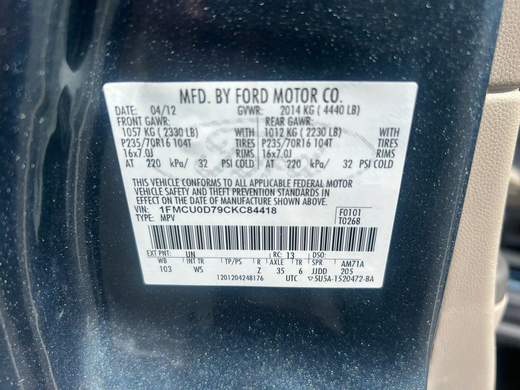 Used 2012 Ford Escape XLT FWD image 31