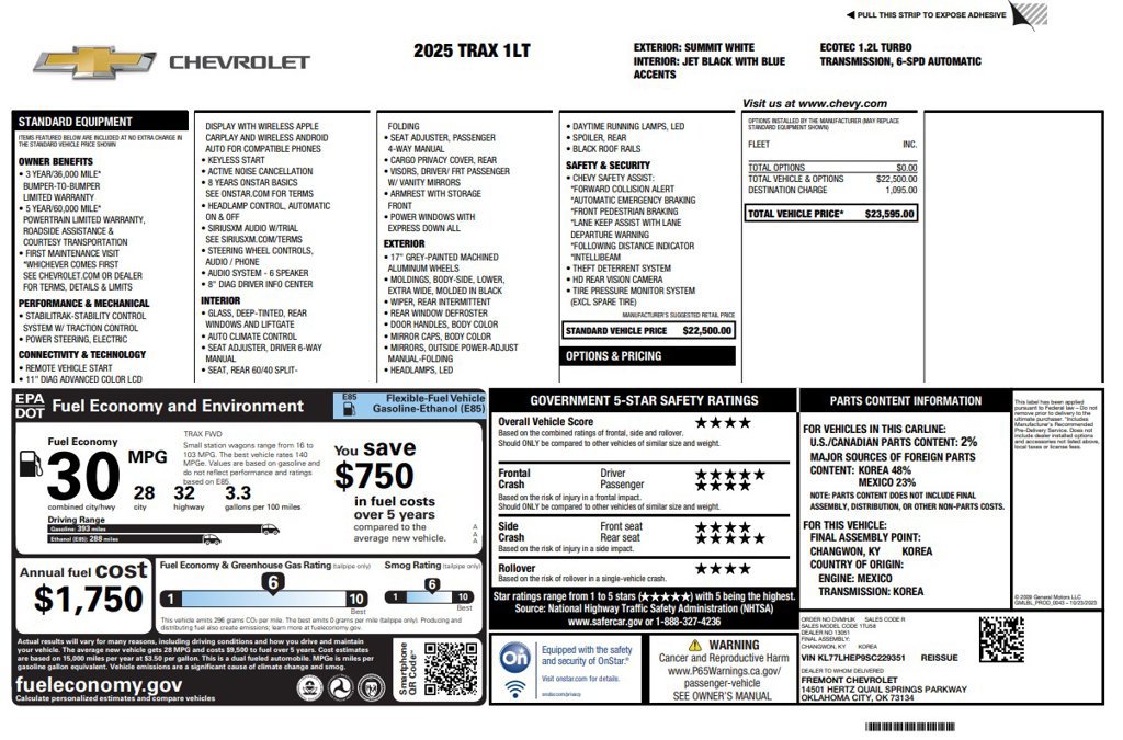 Used 2025 Chevrolet Trax LT FWD image 3