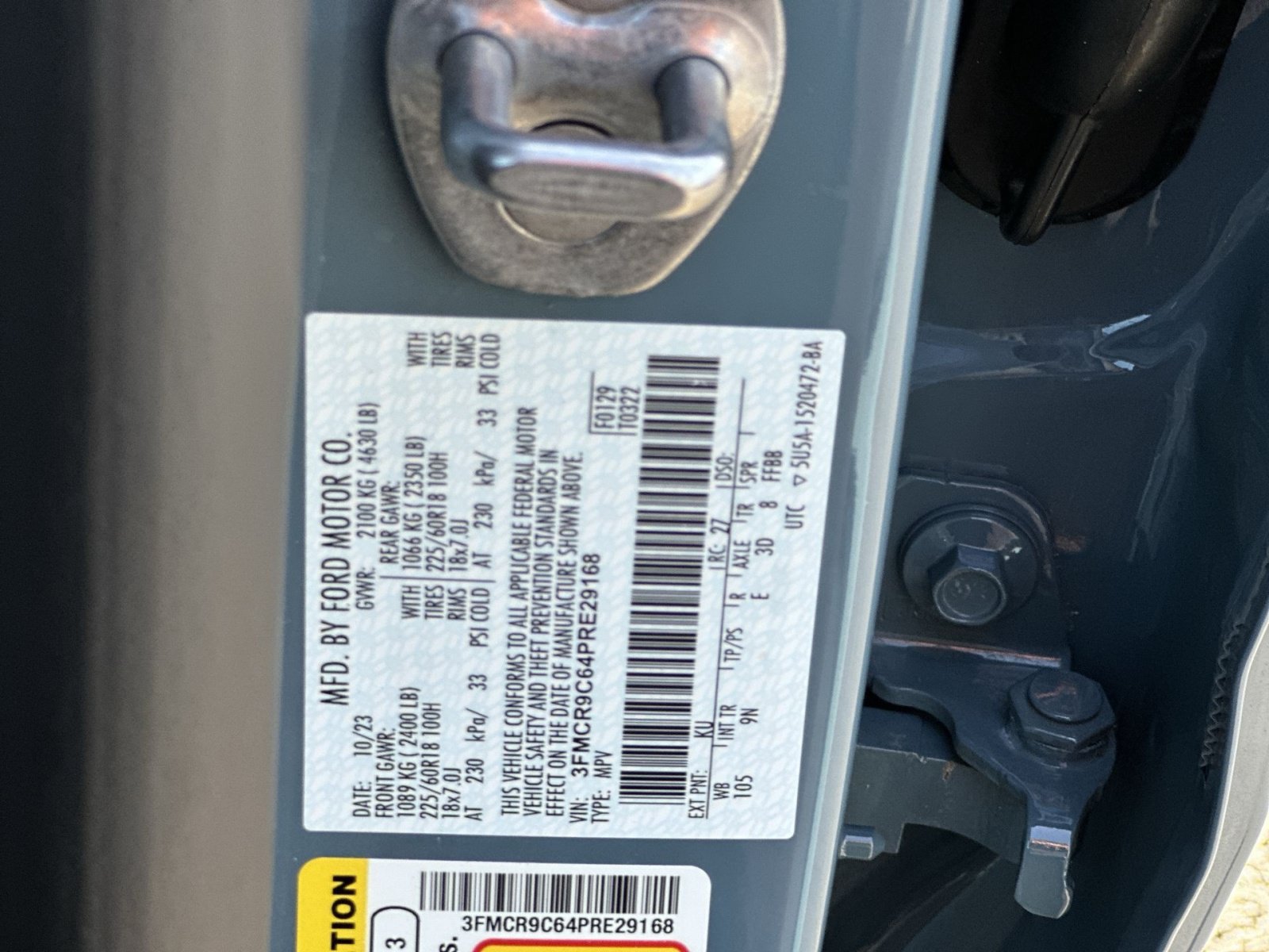 Used 2023 Ford Bronco Sport Outer Banks AWD/4WD image 29