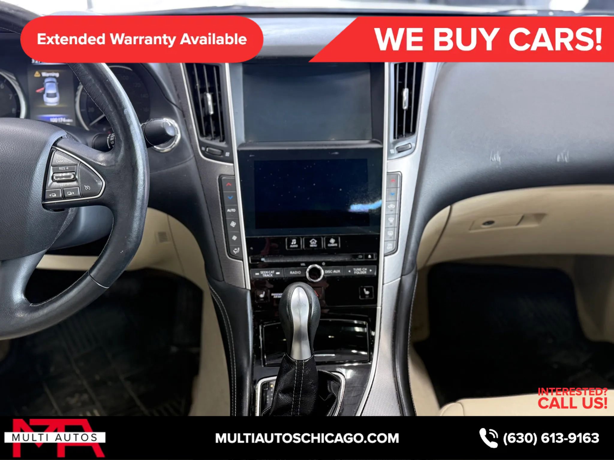Used 2014 INFINITI Q50 Premium w/ Navigation Package AWD/4WD image 15