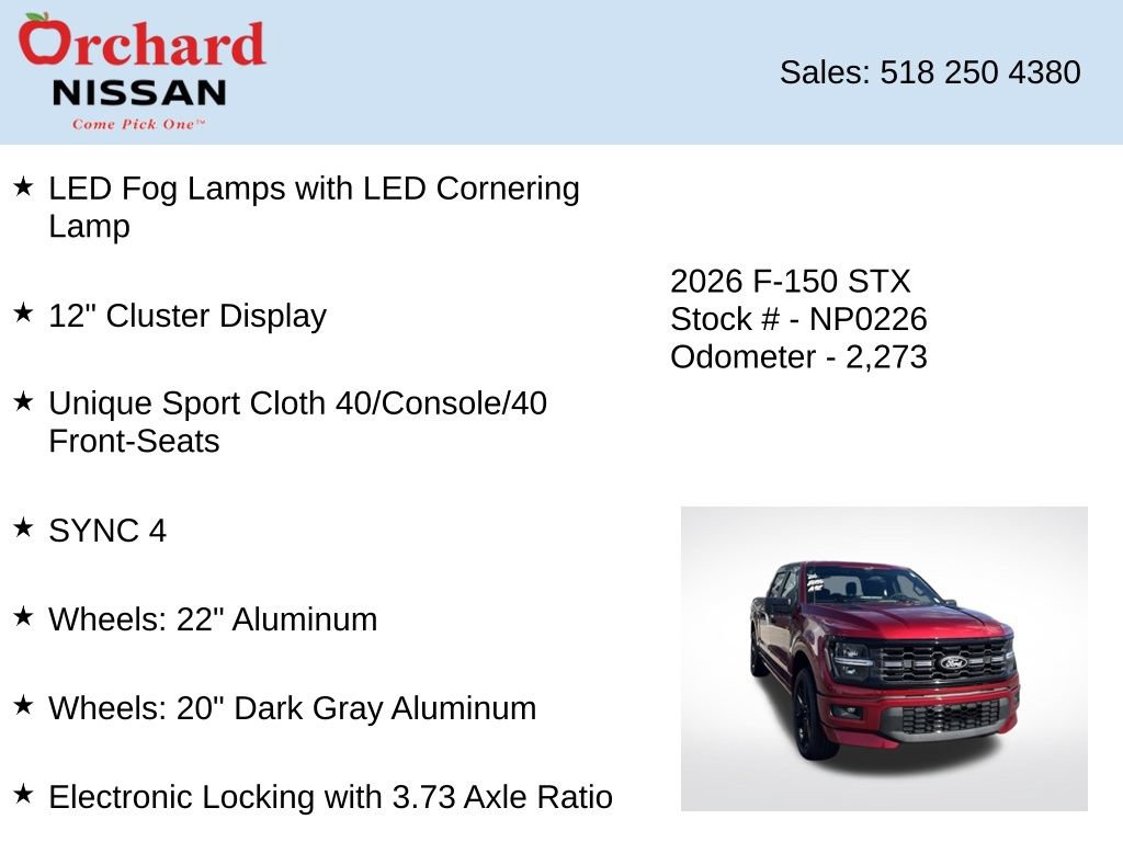 Used 2026 Ford F150 STX w/ F-150 LOBO Package AWD/4WD image 28