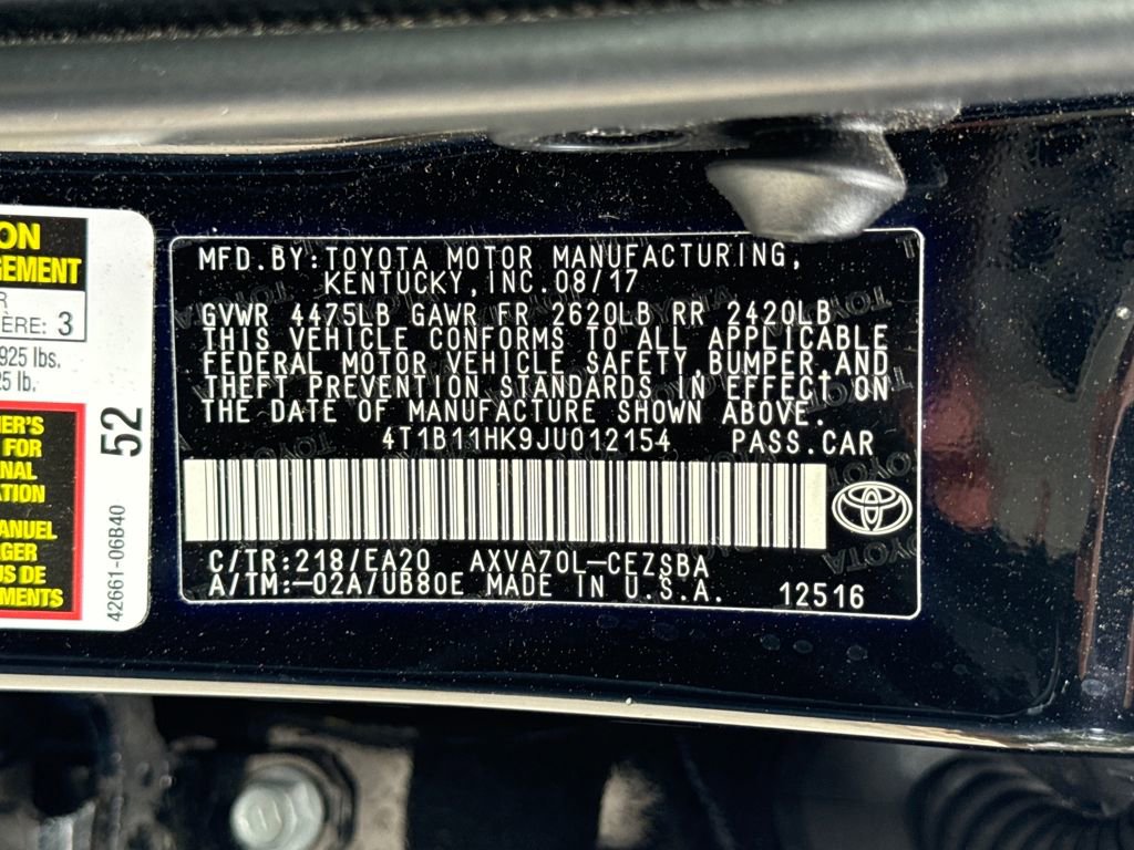 Used 2018 Toyota Camry SE image 14