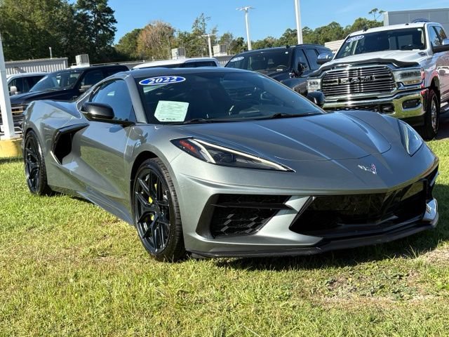 Used 2022 Chevrolet Corvette Stingray Coupe w/ Chrome Exterior Badge Package RWD image 7