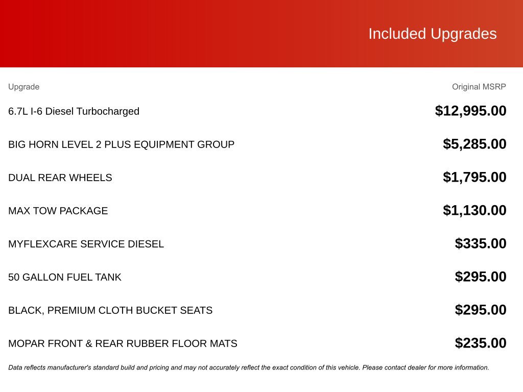 New 2026 RAM 3500 Big Horn AWD/4WD image 3