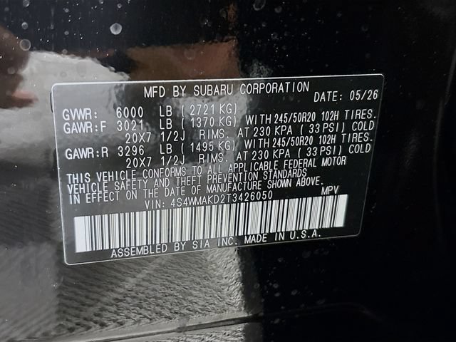 New 2026 Subaru Ascent Touring AWD/4WD image 34