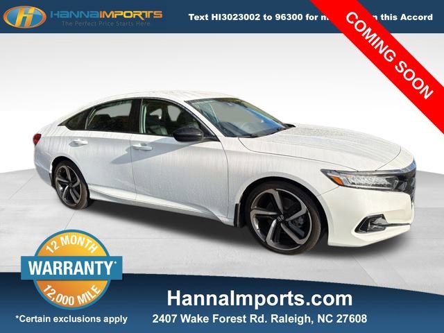 Used 2021 Honda Accord Sport Special Edition