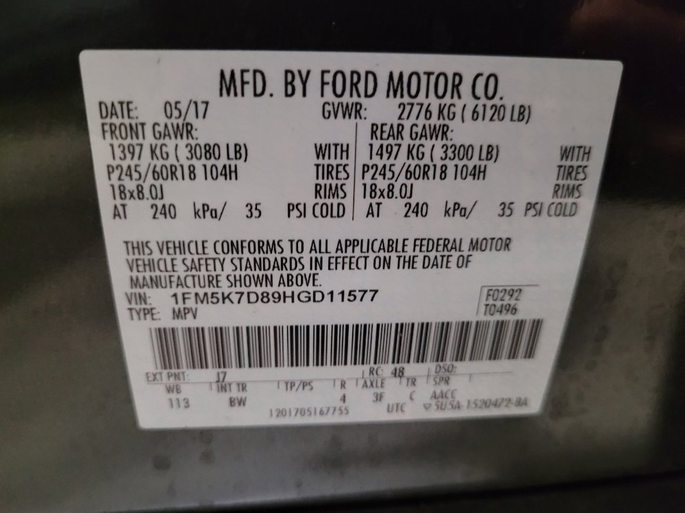Used 2017 Ford Explorer XLT w/ Equipment Group 202A FWD image 33