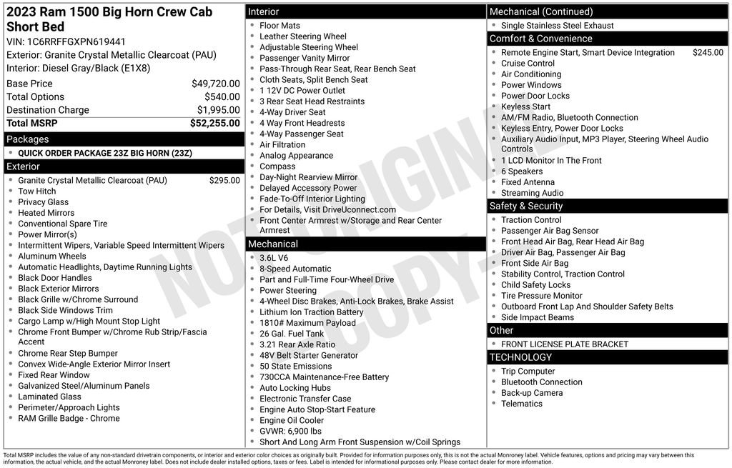 Used 2023 RAM 1500 Big Horn image 13