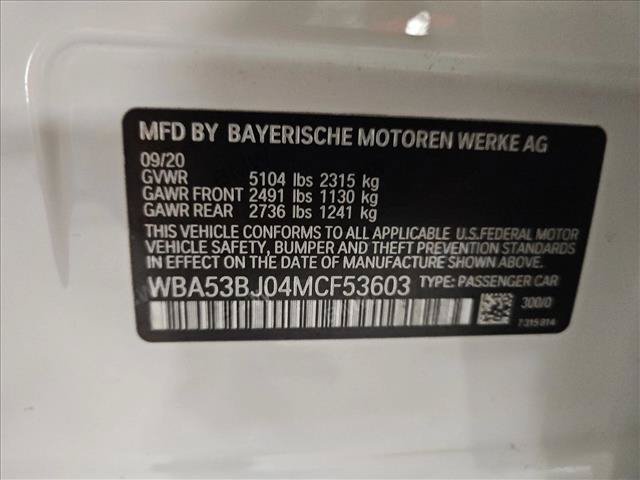 Used 2021 BMW 540i w/ M Sport Package RWD image 26