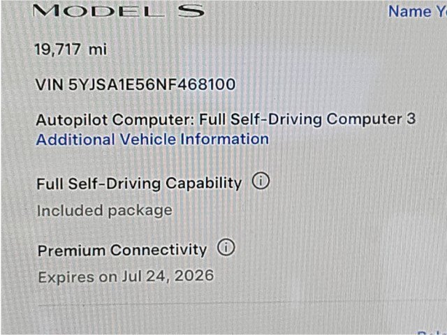 Used 2022 Tesla Model S AWD/4WD image 3