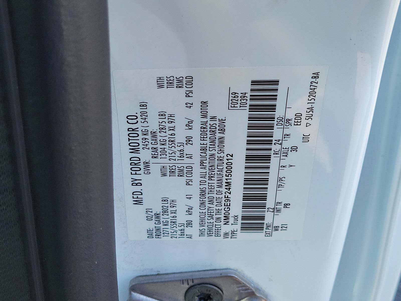 Certified 2021 Ford Transit Connect XLT FWD image 25