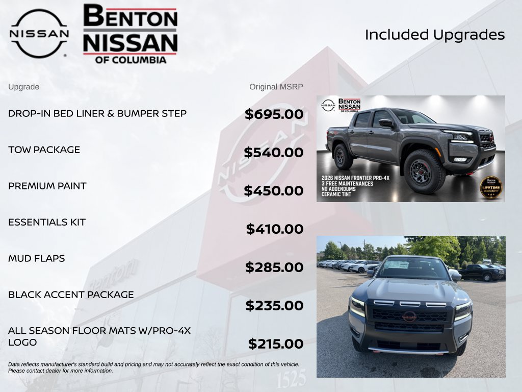New 2026 Nissan Frontier PRO-4X w/ Tow Package AWD/4WD image 7