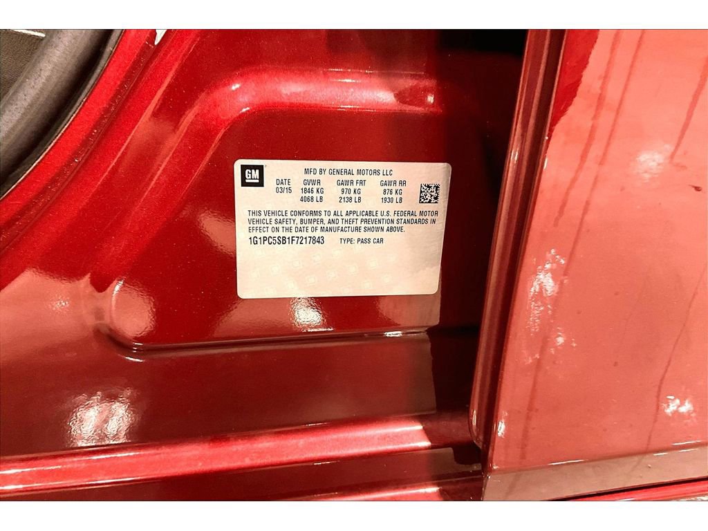 Used 2015 Chevrolet Cruze LT w/ Enhanced Safety Package image 31