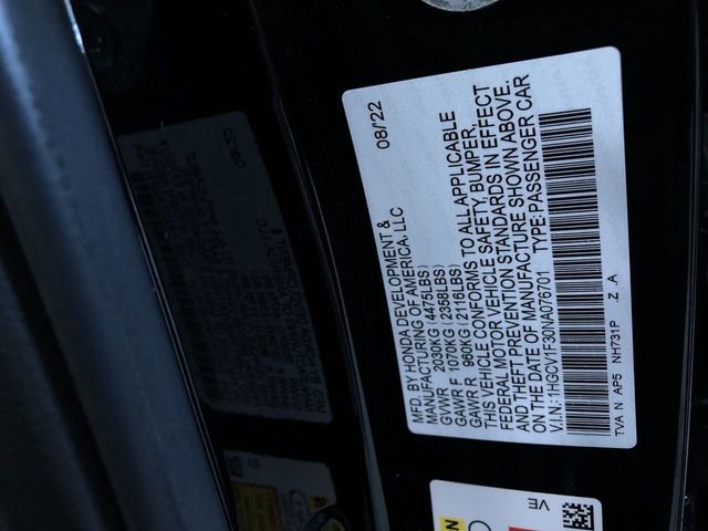 Used 2022 Honda Accord Sport image 33