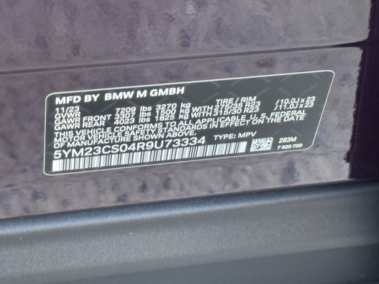 Used 2024 BMW XM AWD/4WD image 54