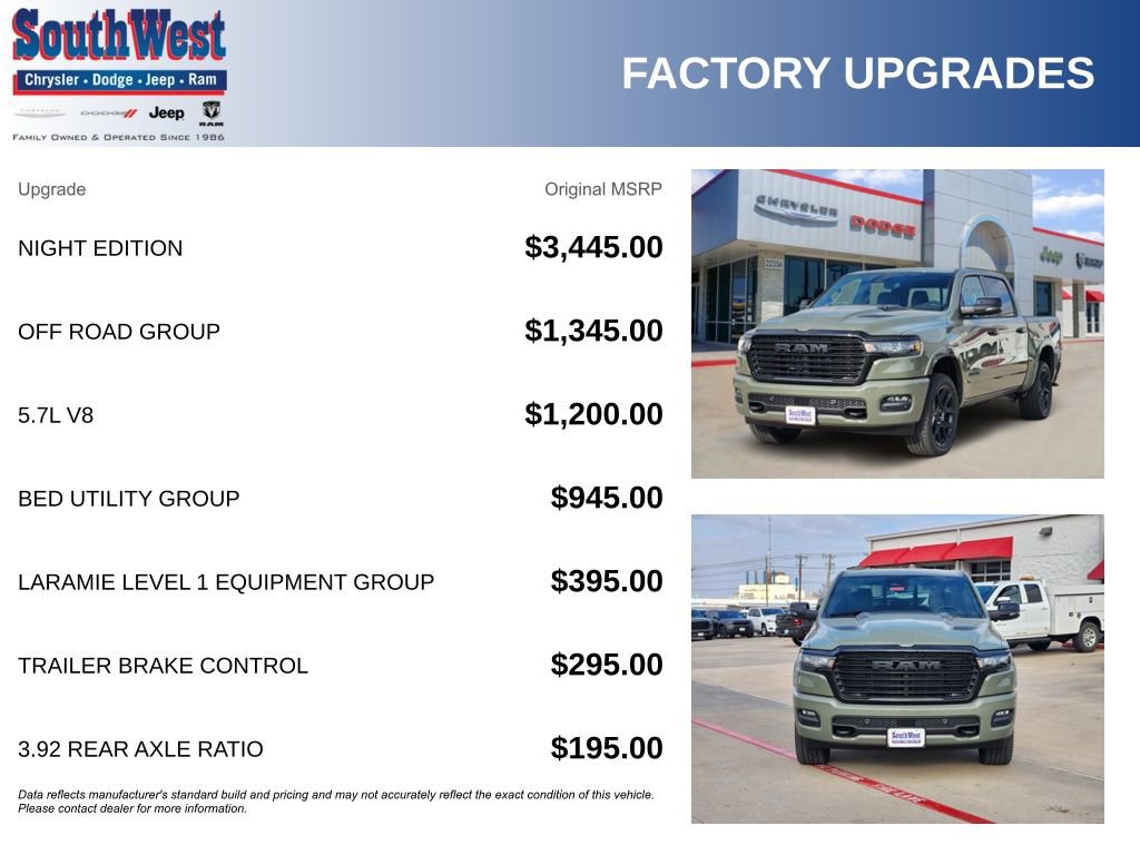 New 2026 RAM 1500 Laramie w/ Night Edition image 11