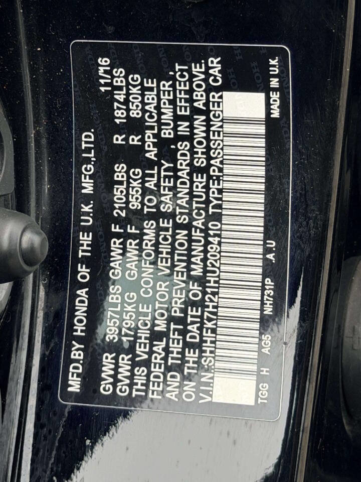 Used 2017 Honda Civic LX image 16