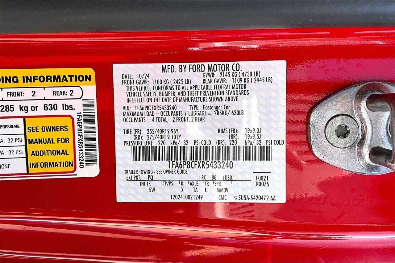 Used 2024 Ford Mustang GT Premium w/ GT Performance Package RWD image 19